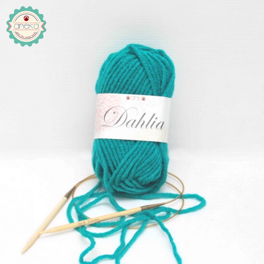 Benang Rajut Karpet Dahlia / Carpet Yarn - 1855 ( Hijau Tosca Tua)