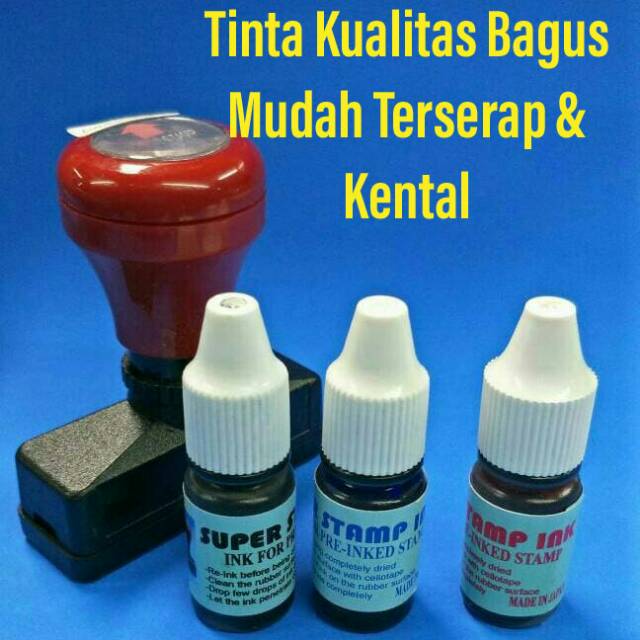 Jual Tinta Stempel Flash Tanpa Bantalan / Isi Ulang Tinta Stempel Refil Stempel Indonesia|Shopee Indonesia