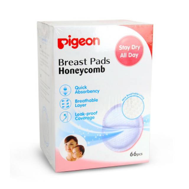 Pigeon Breast Pads Honeycomb 12 pcs , 36 pcs , 66 pcs