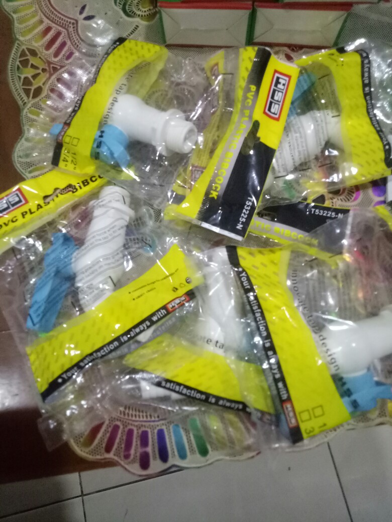 Kran Pvc Hss 1/2 Inch Putar Kiri Kanan - Keran Air Tembok