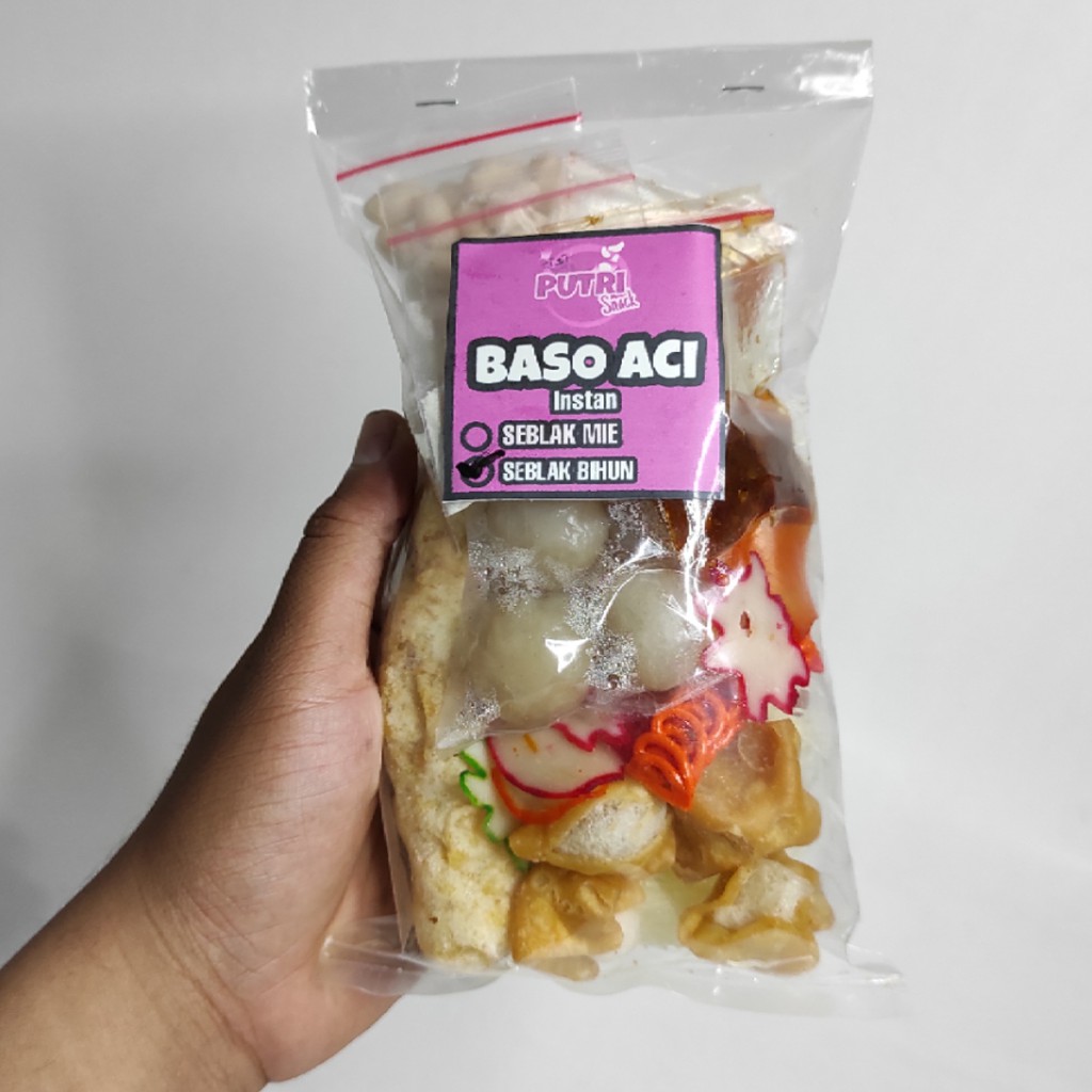 Baso Aci mie &amp; bihun instan putri snack