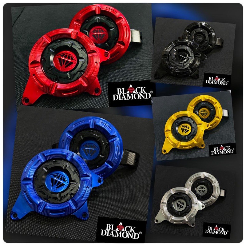 COVER CVT NMAX BLACKDIAMOND ISI 2 FULL SET DEPAN BELAKANG / TUTUP CVT NMAX VARIASI
