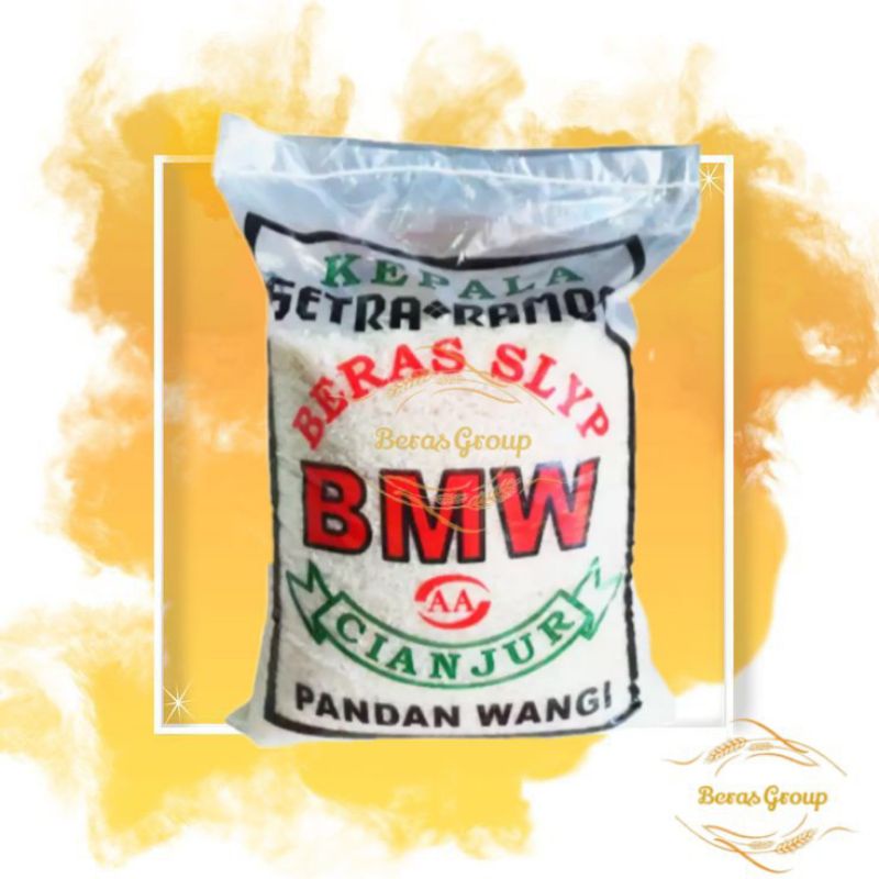 BERAS CIANJUR CAP BMW 5KG - BERAS BMW 5KG