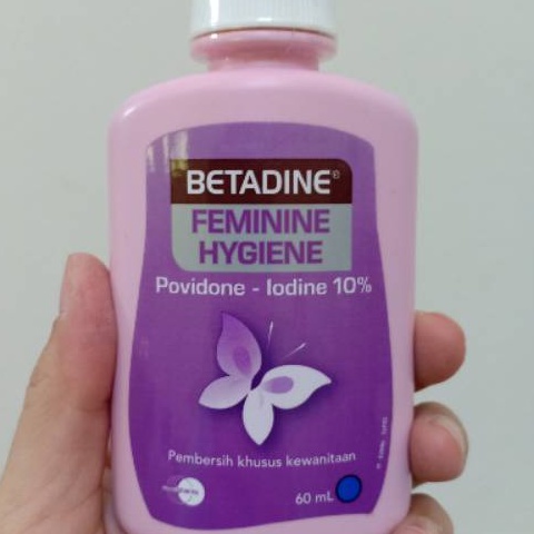 BETADINE FEMININE HYGIENE 60ml - Pembersih Khusus Wanita