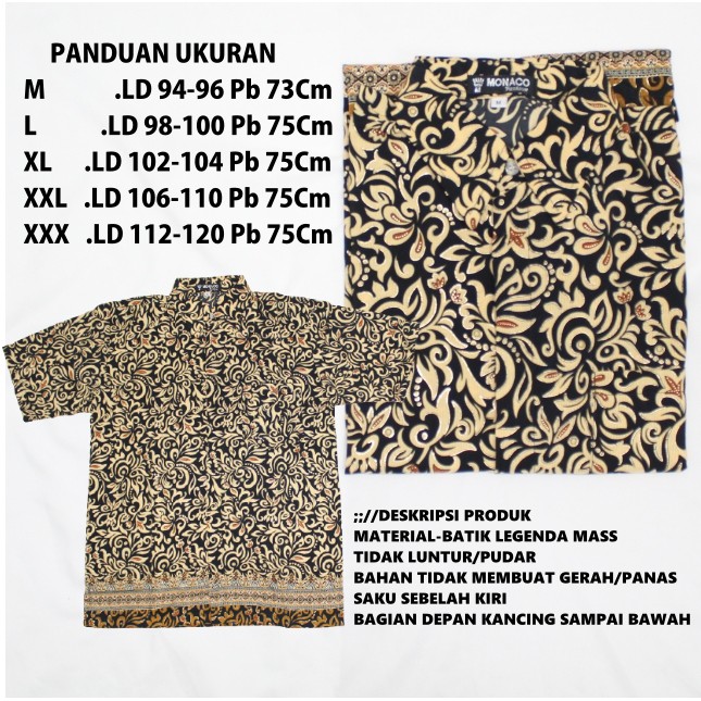 BAJU KEMEJA BATIK PRIA DEWASA TERBARU 2020 KEMEJA  LENGAN PENDEK PREMIUM TERBARU BATIK PRIA COD