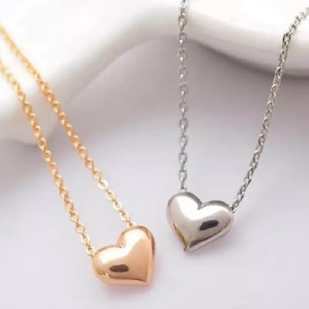 Kalung Love / Kalung Liontin Love Wanita Warna Gold Dan Silver