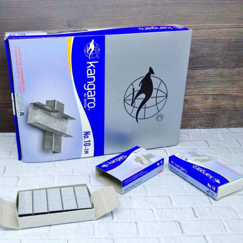 

ISI STAPLES HAKTER KANGARO no.10 /10-1M kualitas KANGARO