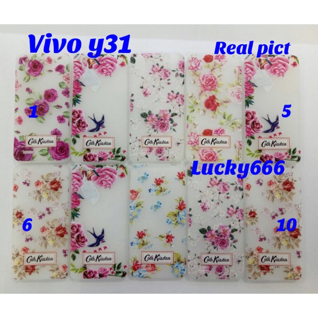 Soft case flower vivo y31 silikon ck vivo y31 case motif vivo y31