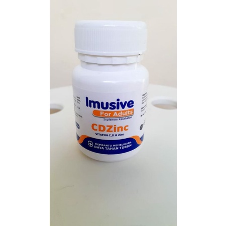 IMUSIVE CDZinc isi 60 kapsul (Vitamin C, vitamin D, dan Zinc)