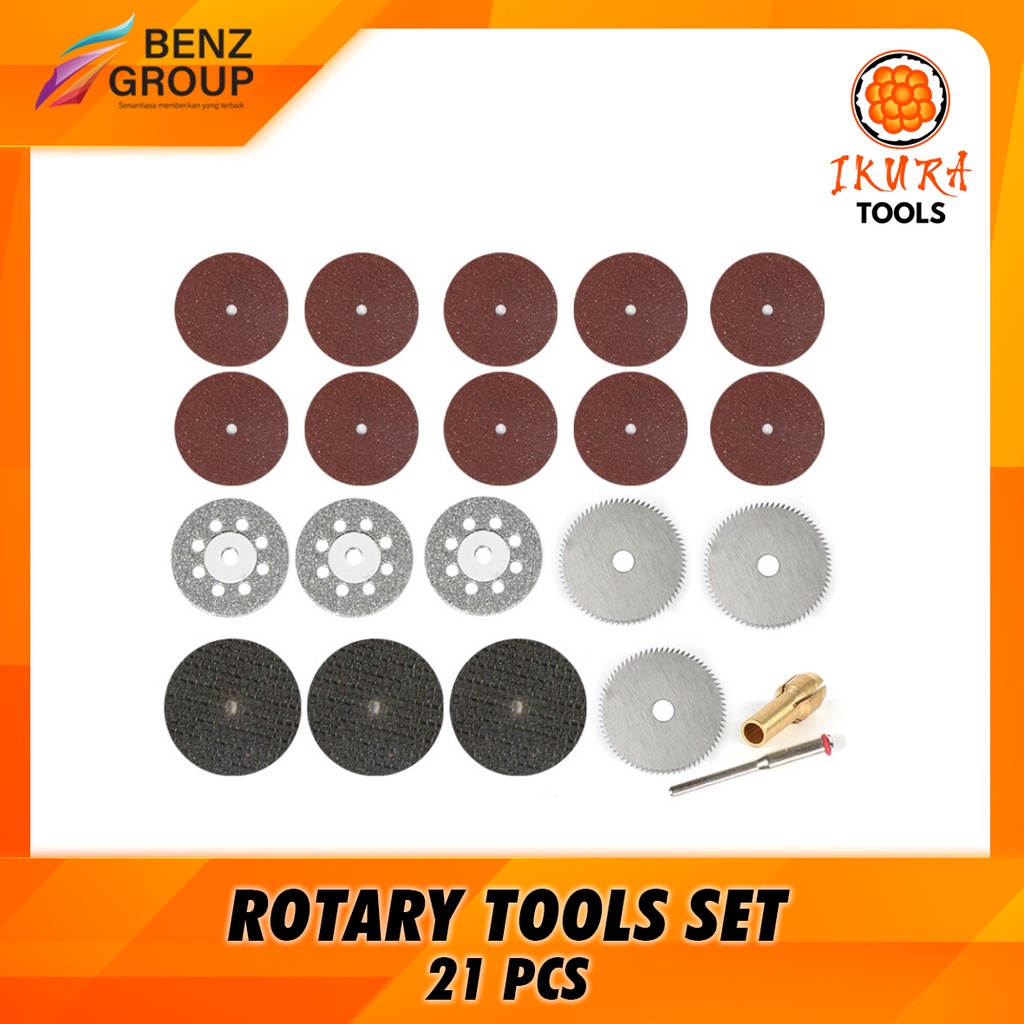 Jual MATA CUTTING MINI DIE GRINDER SET 21 PCS ROTARY TOOL KIT SET