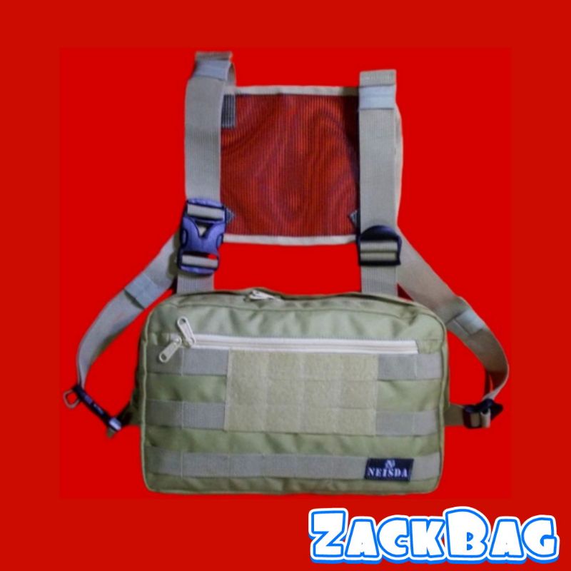 Tas dada army/Tas pelindung dada Chest bag/Tas dada outdoor stylish/Tas dada multifungsi new by nesida 803