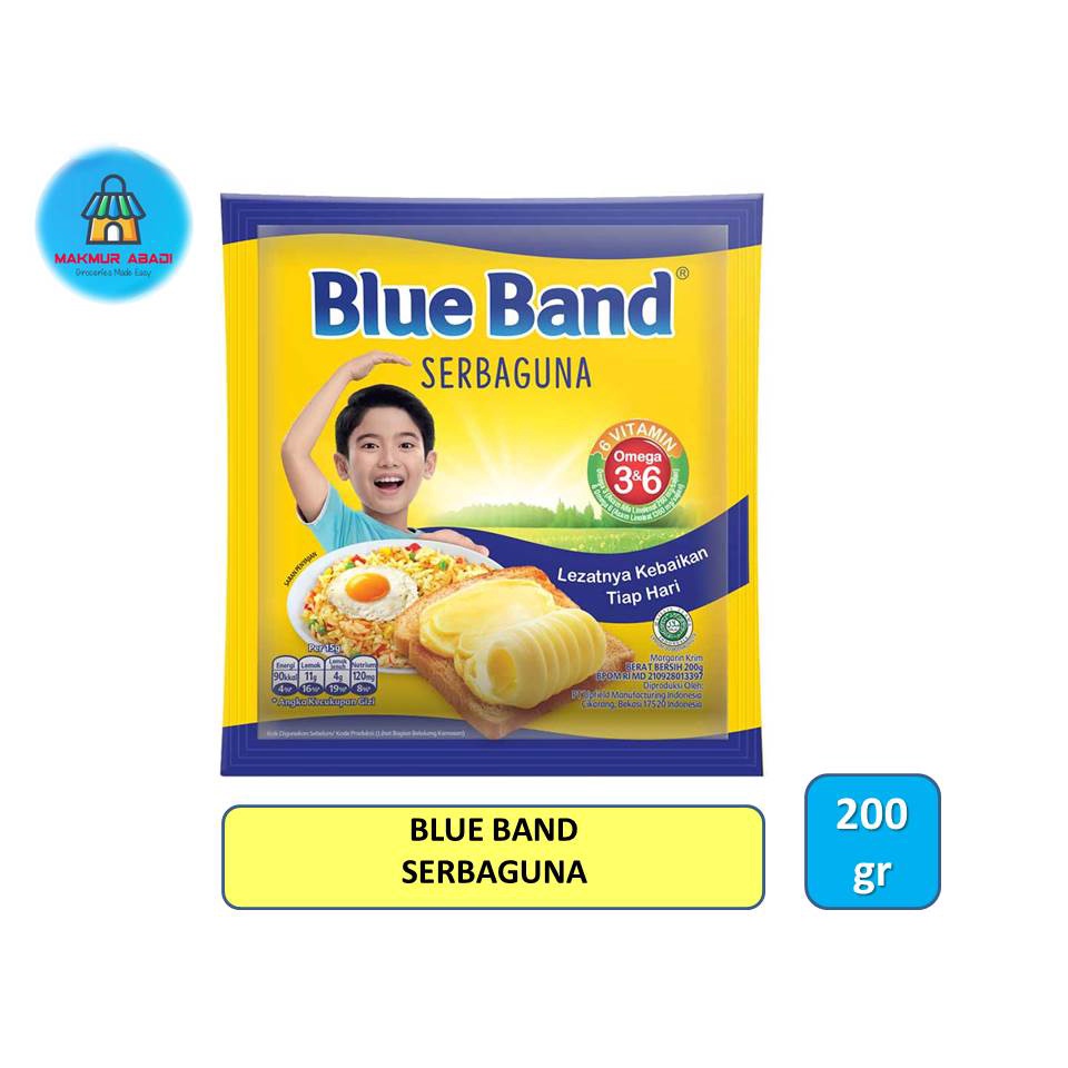 

Blue Band Margarine 200 g || Makmur Abadi Official Store