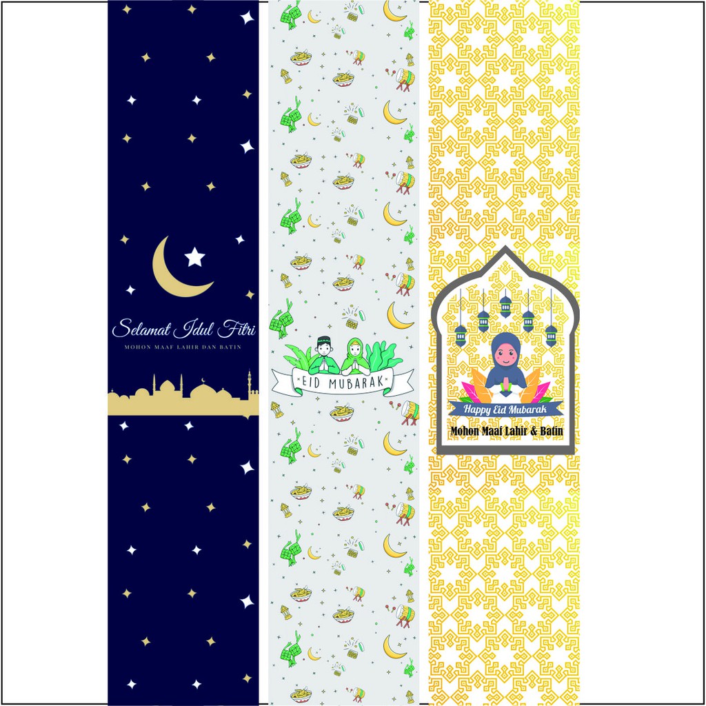 

SLEEVE DAN HANTAG IDUL FITRI / PAPERBELT LEBARAN