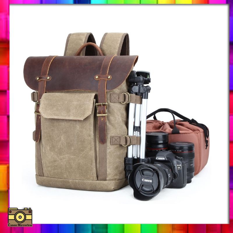 kamera Mirrorless Waterproof Canvas Camera Bag Backpack DSLR Outdoor National Geographic NG Bags
