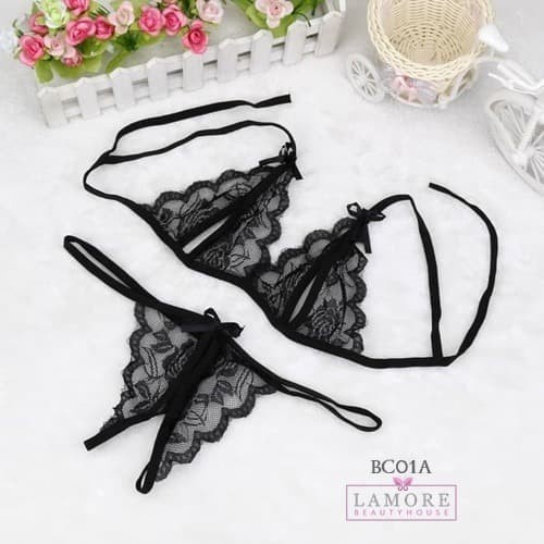 BRASET BRA BH CD THONG LACE SEKSI DALEMAN SESERAHAN BC01 BEST SELLER