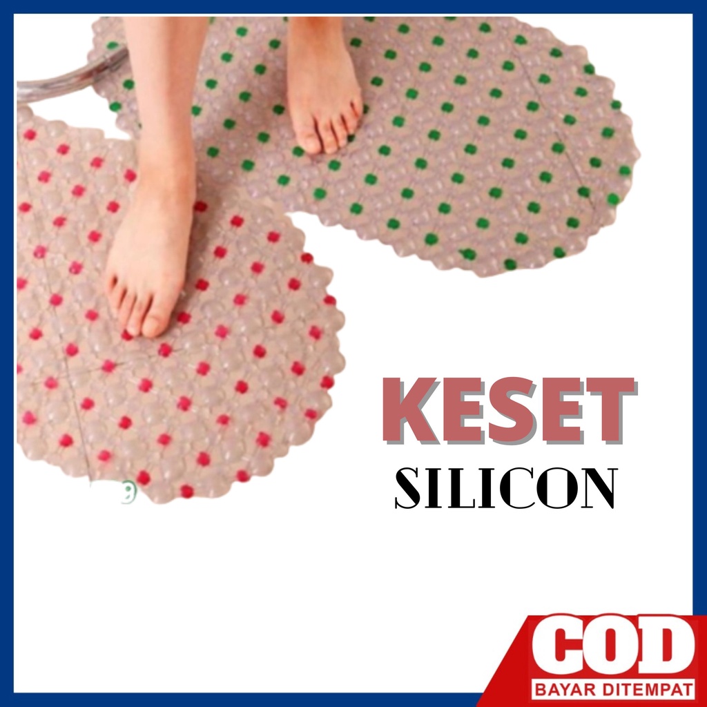 KESET KAKI SILICONE keset anti selip plastik pvc transparant