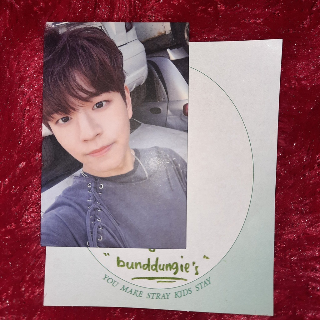 Photocard Stray Kids IMN Selfie Seungmin [skz001]