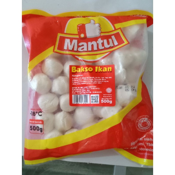 

Bakso ikan mantul 500