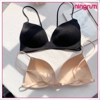 Ningrum Pakaian Dalam Bra Wanita BH Wanita Tanpa Kawat Seamless Bh Busa Import Korea Kutang Dengan Pad - 2001