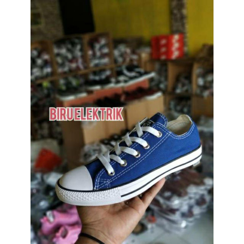 (1KG BISA 2PSG) SEPATU CONVERSE22. TANPA BOX-BIRUELEKTRK tanpabox