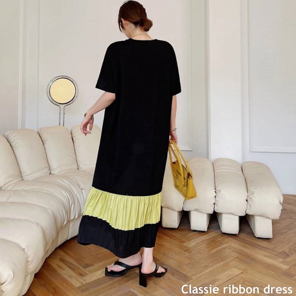 Classie ribbon dress - Thejanclothes