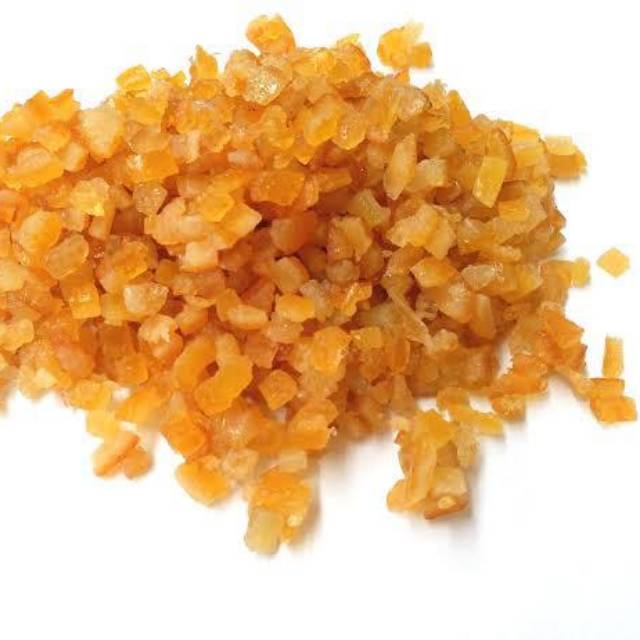 Orange Peel Diced Premium Quality 500 Gram