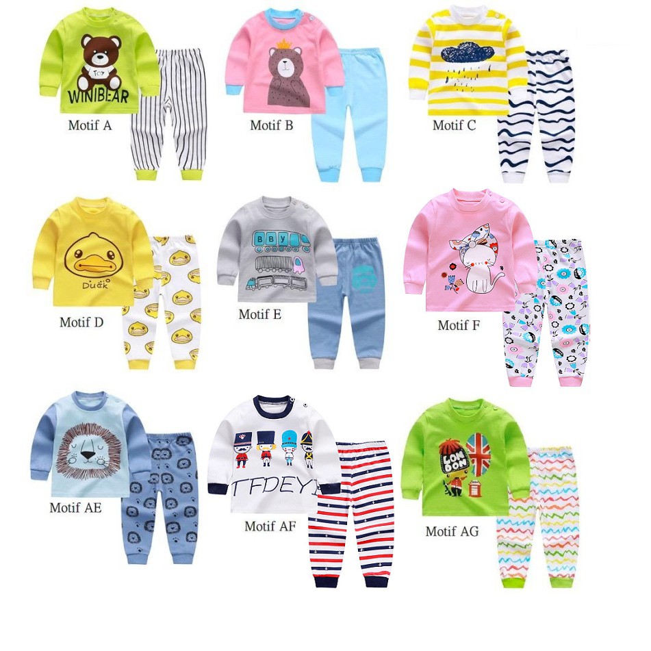 Baju Bayi / Setelan Panjang Baju Bayi / Kaos Anak/ Kaos Bayi Imut