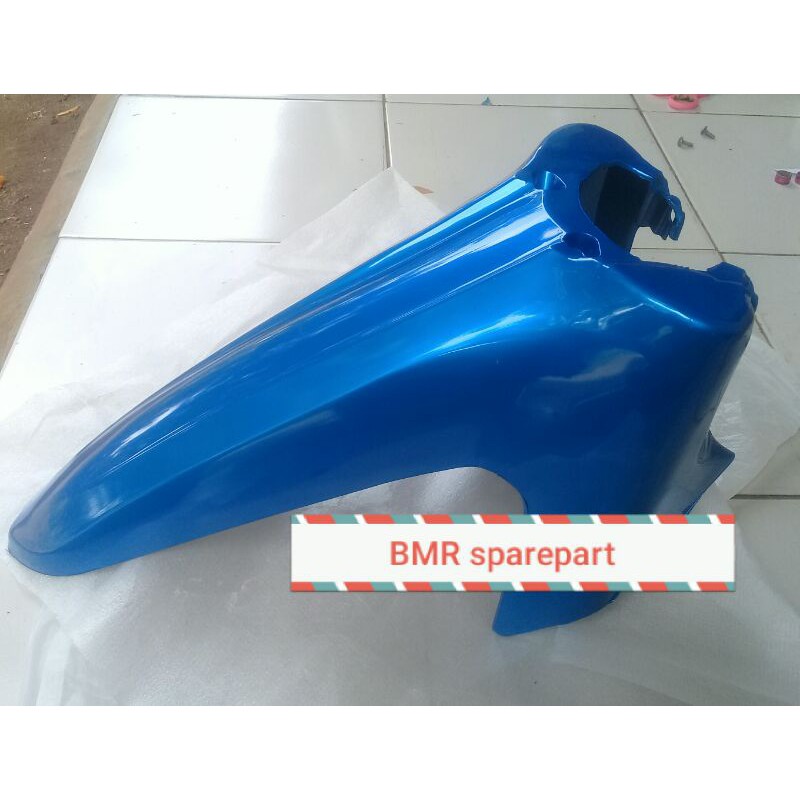 spakbor depan yamaha vega ZR tahun 2009-2010 biru muda