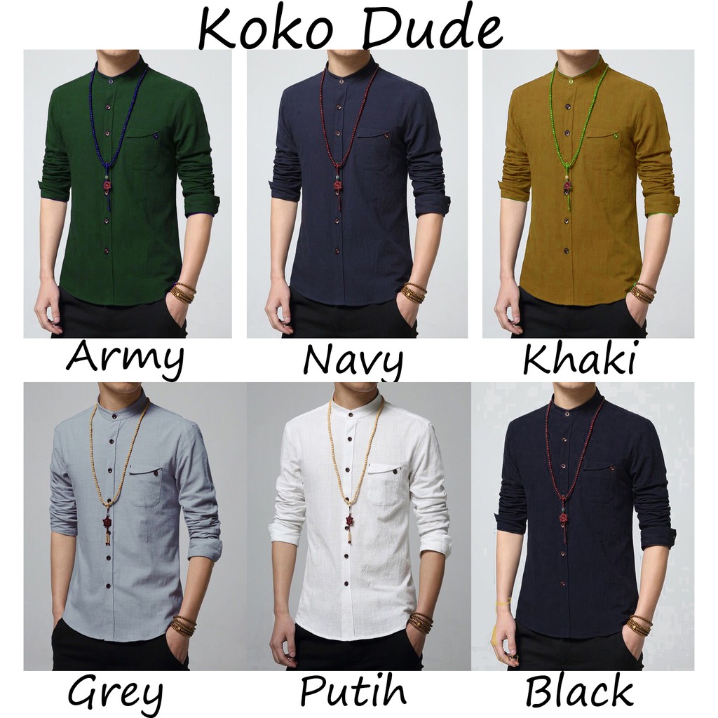 FortKlass BAJU KOKO DEDY PAKAIAN MUSLIM KEMEJA POLOS PRIA FortKlass BAJU KOKO DEDY PAKAIAN MUSLIM KEMEJA POLOS PRIA
