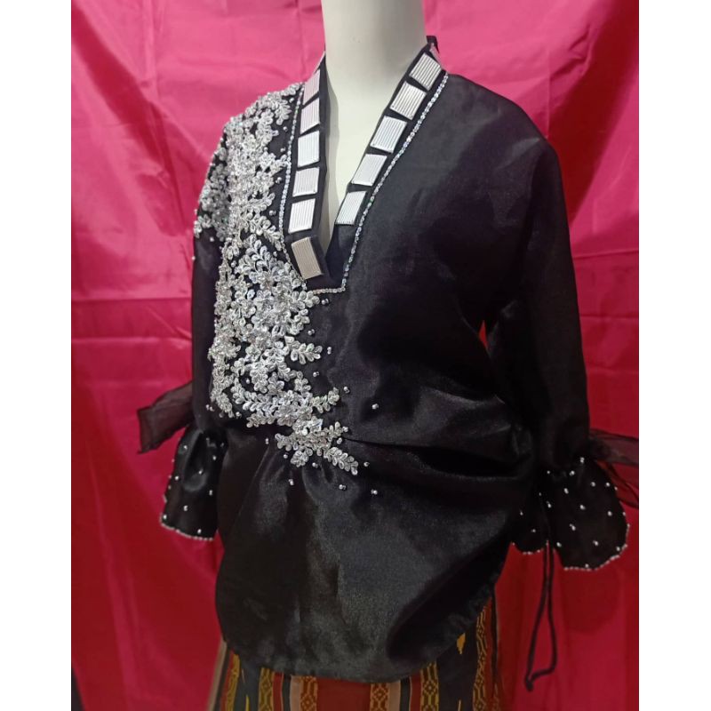 baju bodo modern hitam