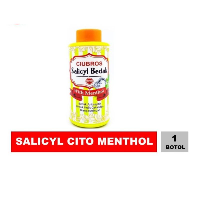 Bedak Salicyl Menthol (With Menthol) 50gr