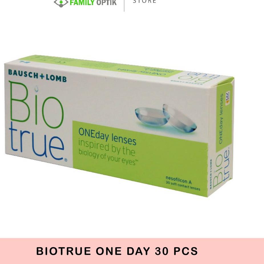 -Laku Keras- Bio True Bausch+Lomb Daily Softlens Bening Harian .