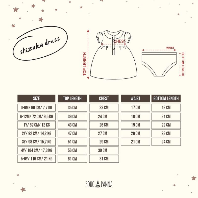Bohopanna - Shizuka Dress - Rok Anak Bayi-1