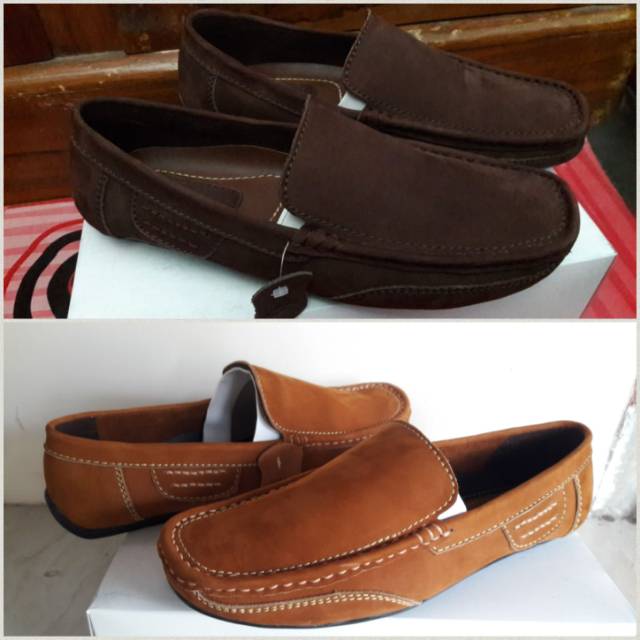  Sepatu  casual sepatu  kulit  sepatu  santai slip on kulit  