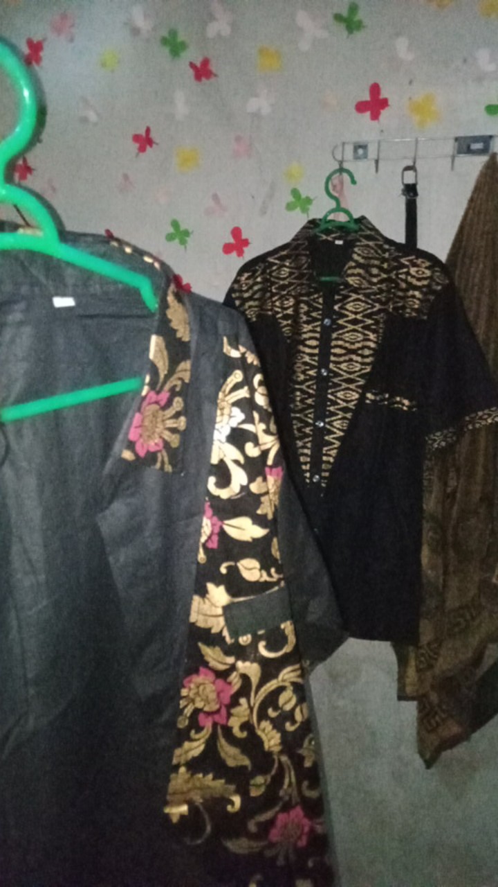 Rama Shinta Couple - Melani Set Couple Lilit Rovella Batik Couple Modern Baju Baju Couple Blus Batik