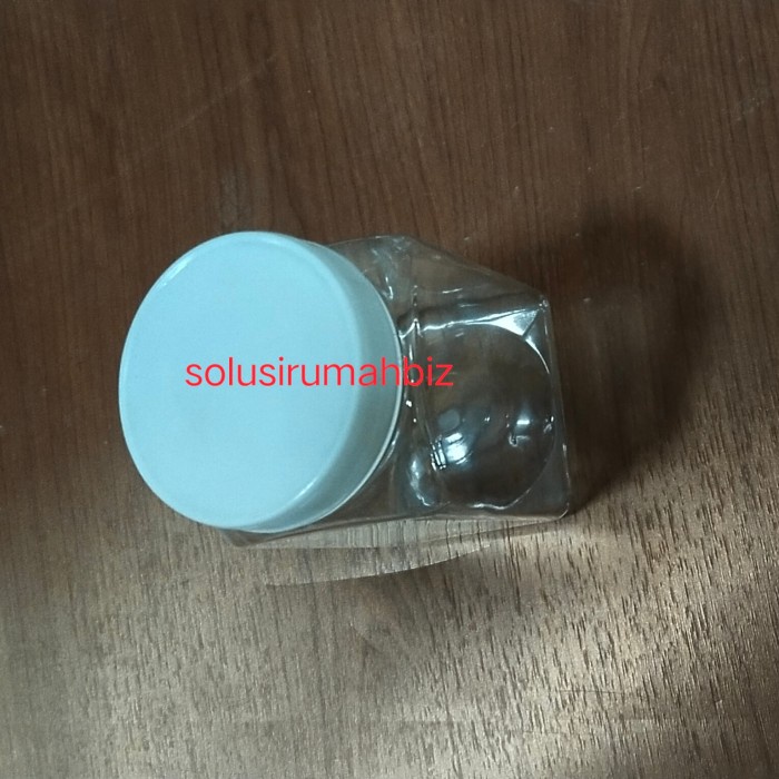 BOTOL TUTUP LEBAR 300ML PLASTIK KOTAK PUTAR PVC 300 ML