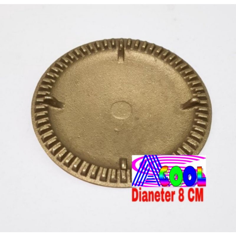 Burner Model Quantum Kecil 80 MM Kompor Gas/Ring Api Kuningan 8 CM
