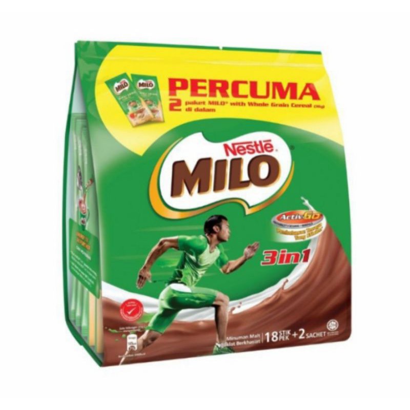 

MILO MALAYSIA 3 IN 1 - 18 + 2 SEREAL