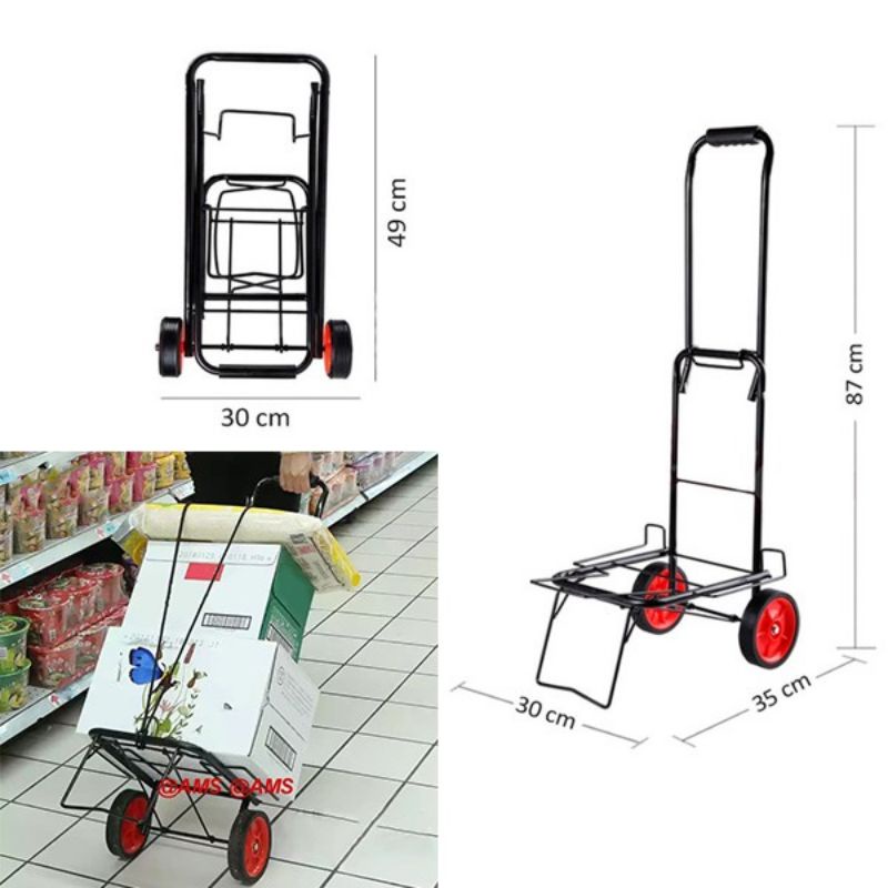 Troli bawa galon trolly lipat serba guna besi