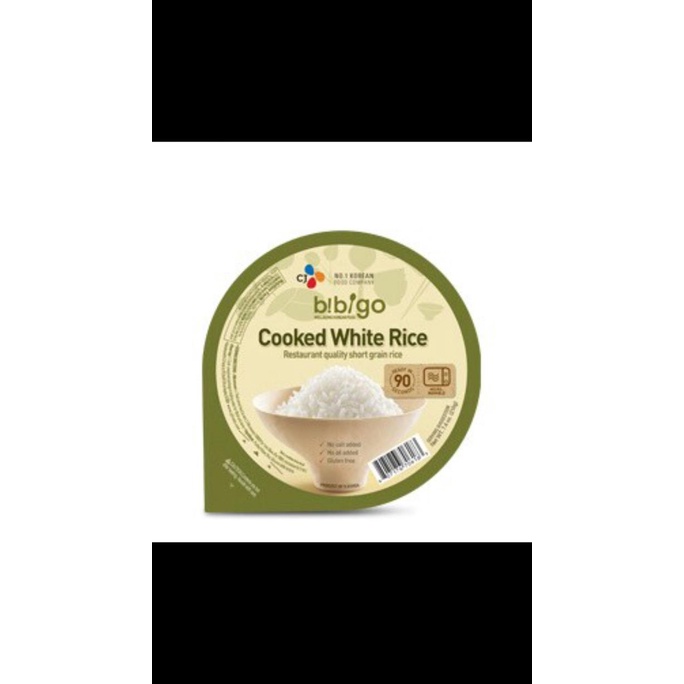 

3x CJ BIBIGO Korean Cooked White Rice Nasi Siap Saji Piknik Kantor