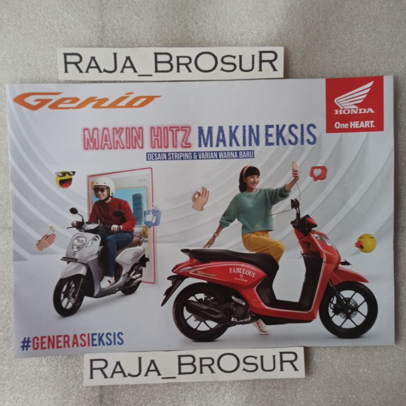 Poster brosur Honda Genio 2021