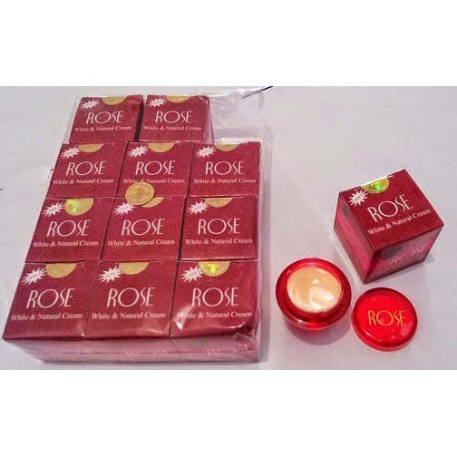 {LUSINAN} Cream Rose Asli POT EMBOSS