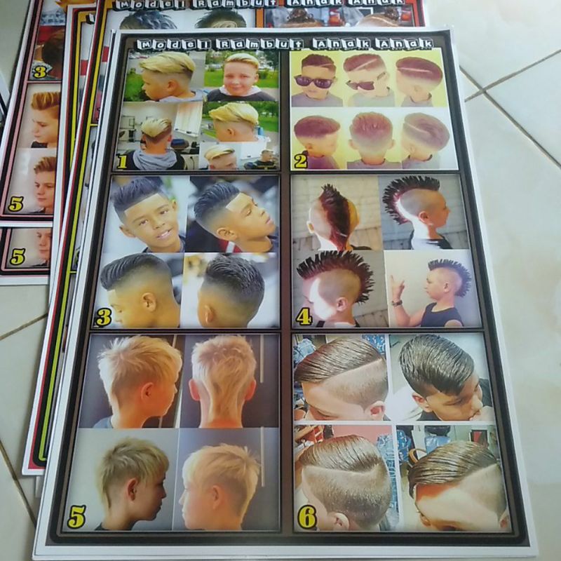 poster potong rambut