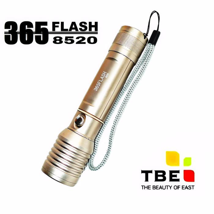 Promo Senter Police 8520 Senter Zoom In/Out Senter Serbaguna 365Flash TBE Keren