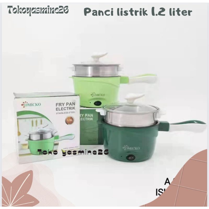 Electric Cooker Multifungsi/Panci Listrik Lapisan Teflon/Panci listrik serbaguna
