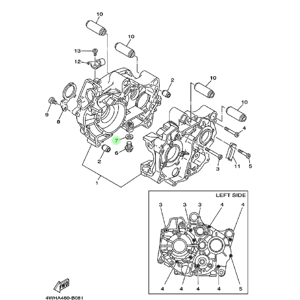 RING GASKET BAUT TUTUP OLI MESIN BAWAH RXK RXKING RX K KING RXS RXZ RZR F1ZR F1Z R ORIGINAL YGP 90430-12038