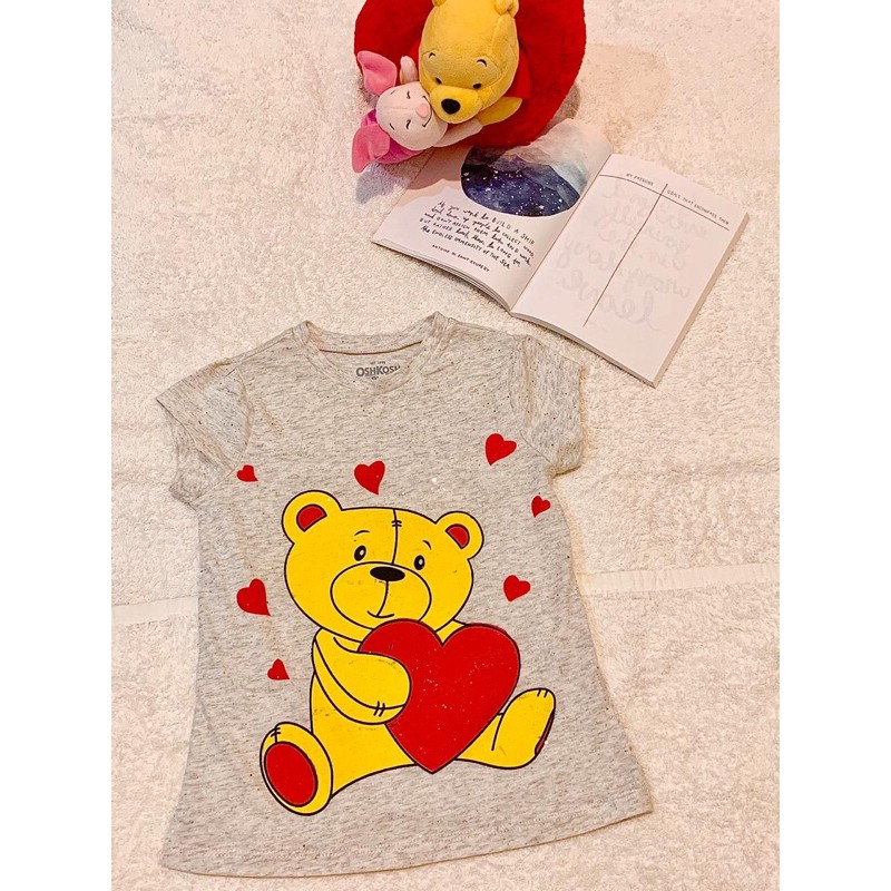 Kaos oshkosh anak perempuan ukuran 1 tahun / oshkosh / kaos anak perempuan