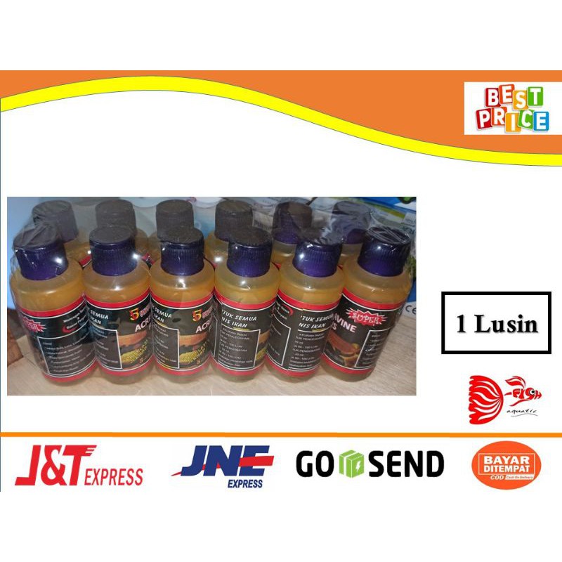 Grosir 12 OBAT IKAN OBAT KUNING VIVIAN ACRIFLAVINE PLUS Obat ikan Murah Obat Ikan Termurah