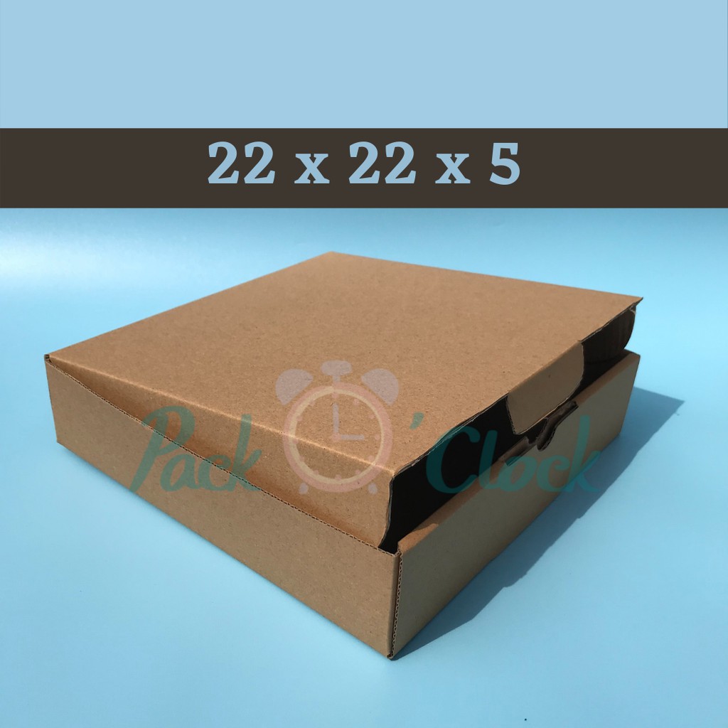

5 PCS Kardus / Karton Box Die Cut Uk. 22 x 22 x 5 cm