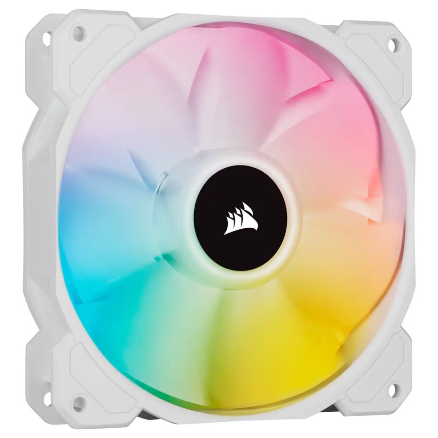 Corsair iCUE SP120 RGB Elite PWM White (Three Pack) - 12CM Fan